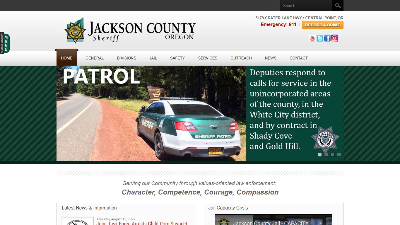 Sheriff - Jackson County, Oregon, USA